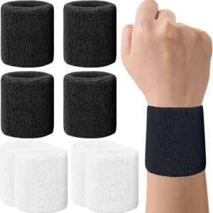 Erlyevo PulseWrist Sweatbands (4-Pack)